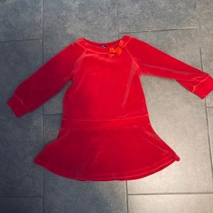 Gap velour xmas dress